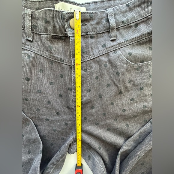Maison Garrison Polka Dot High Rise Jeans Sz. L. - Picture 4 of 5